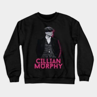 Cillian murphy\\original retro fan art Crewneck Sweatshirt